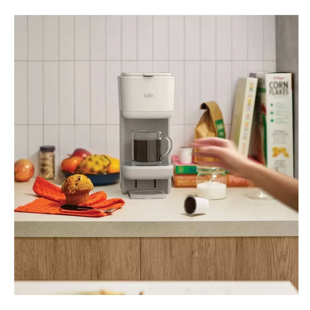 Bella Single Serve Coffee Maker (Size Your Way Size 6oz-14oz) Oatmilk Color- NEW - Picture 3 of 14